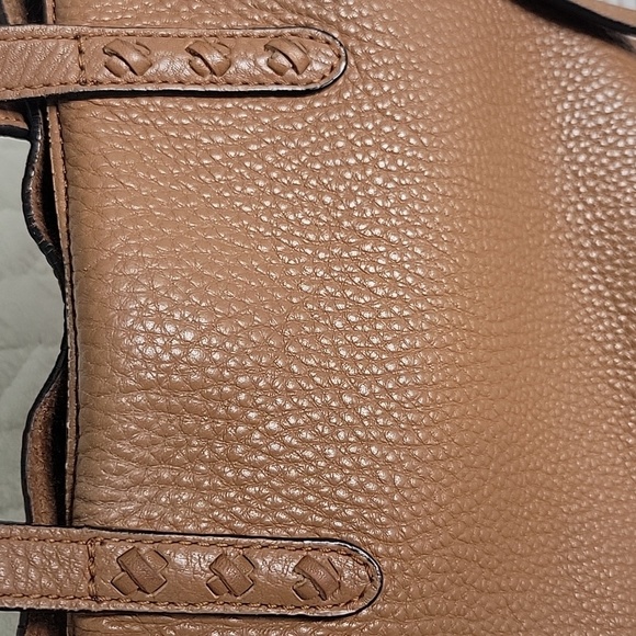 REBECCA MINKOFF Pebble Grained Brown Small Leather Crossbody Bag - Picture 6 of 12